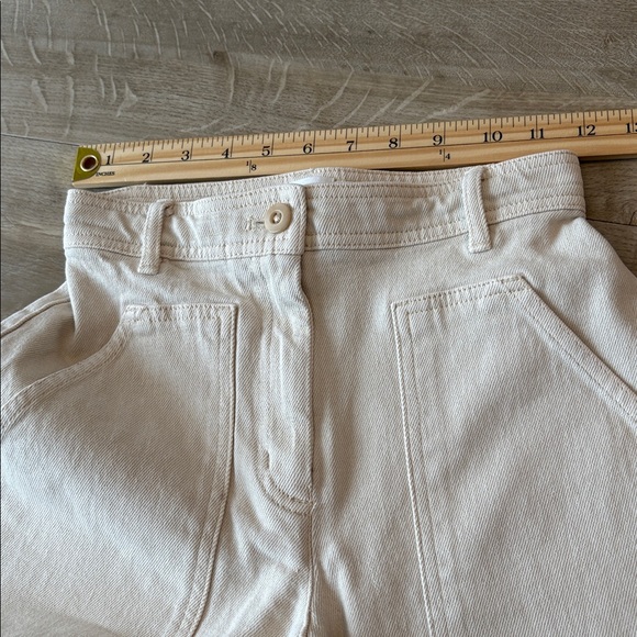 Aritzia Wilfred Free Modern Utility Pants Birch Colour Size 00 24x29 - Picture 5 of 9